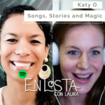 Laura Sgroi and Katy O. cover of En Los Ta podcast